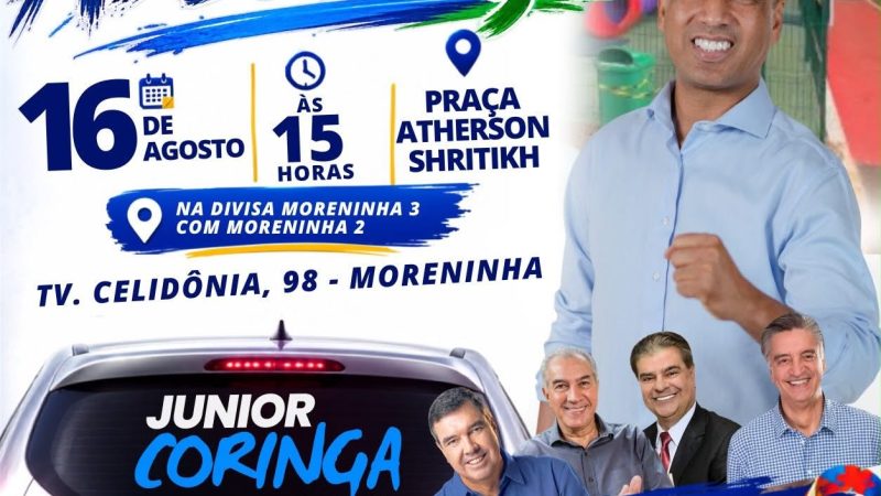 Júnior Coringa convoca população para grande “Adesivaço” na Moreninha neste domingo