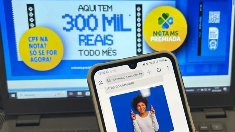 Nota Premiada: consumidor leva sozinho R$ 100 mil em MS