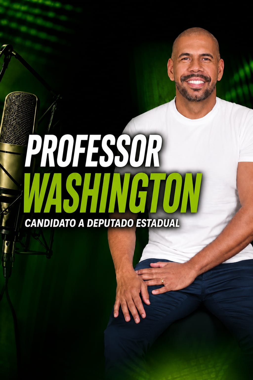 Fiscalização Firme, Educação e Saúde: Professor Washington Apresenta Propostas para Deputado Estadual