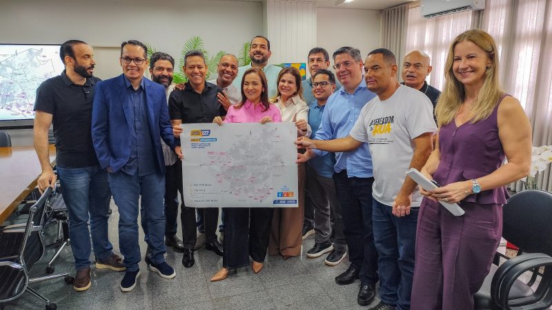 Vereador Clodoilson Pires participa de reunião que prevê R$ 430 milhões e 170 km de asfalto em Campo Grande