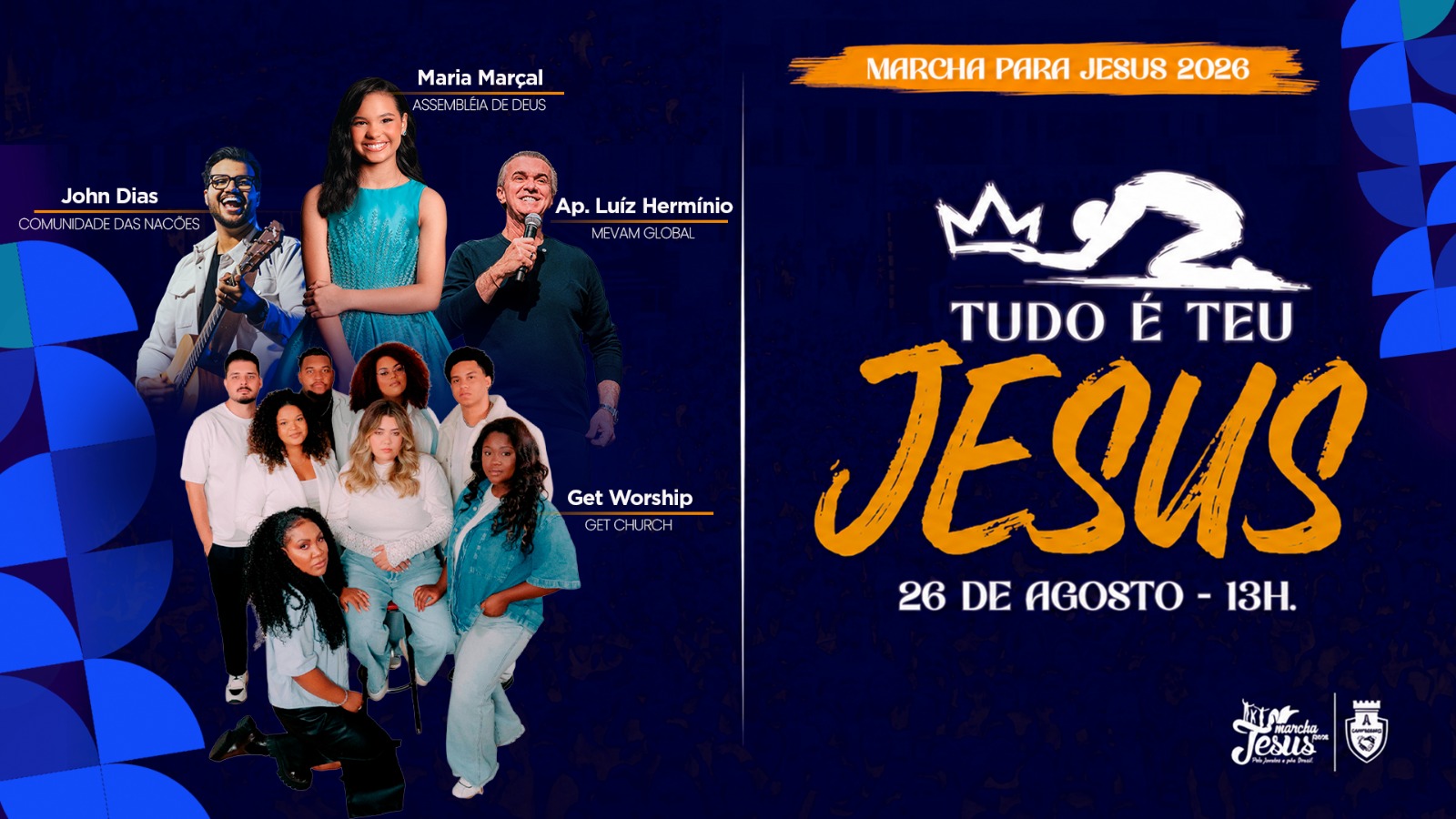 Celebre o Aniversário de Campo Grande em Grande Estilo na Marcha Para Jesus 2026!