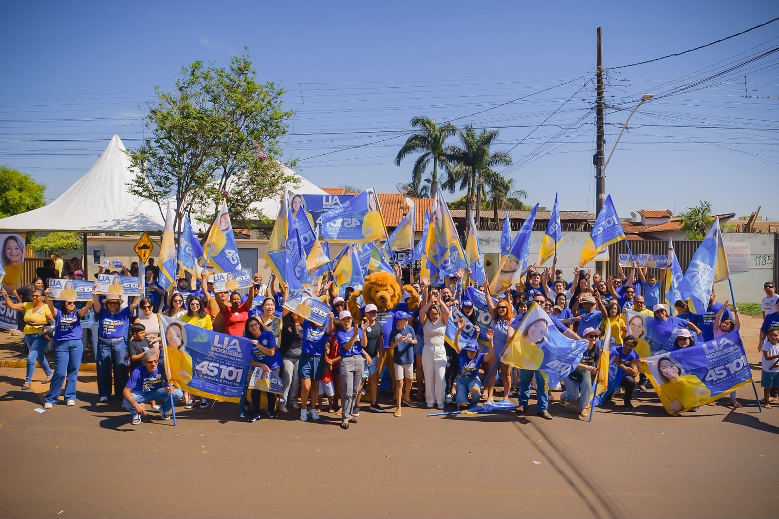 Lia Nogueira lança campanha à reeleição com marca de presença e entregas