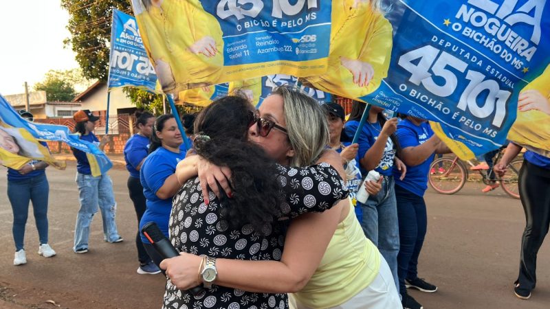 Lia Nogueira mostra nas ruas a força de uma campanha feita com o povo