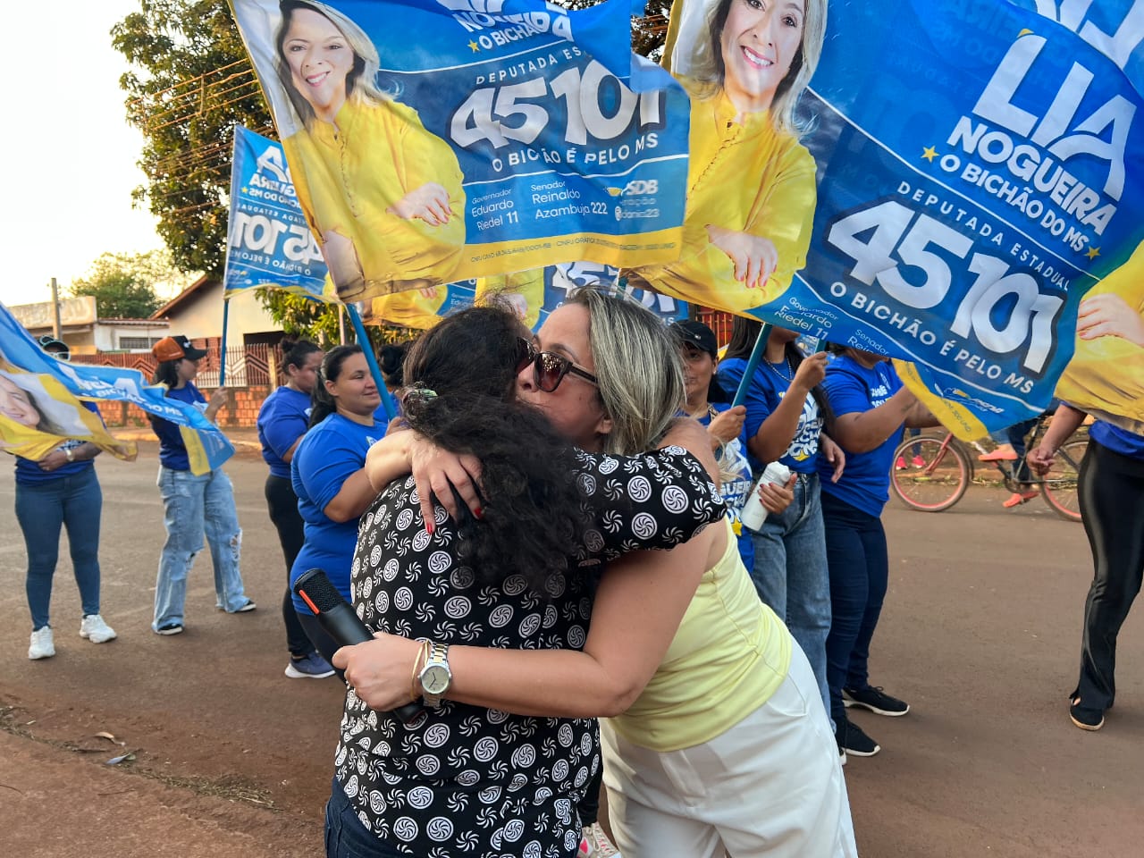 Lia Nogueira mostra nas ruas a força de uma campanha feita com o povo