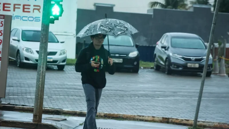 Campo Grande registra 27,2 mm de chuva em 48 horas antes do retorno do calor