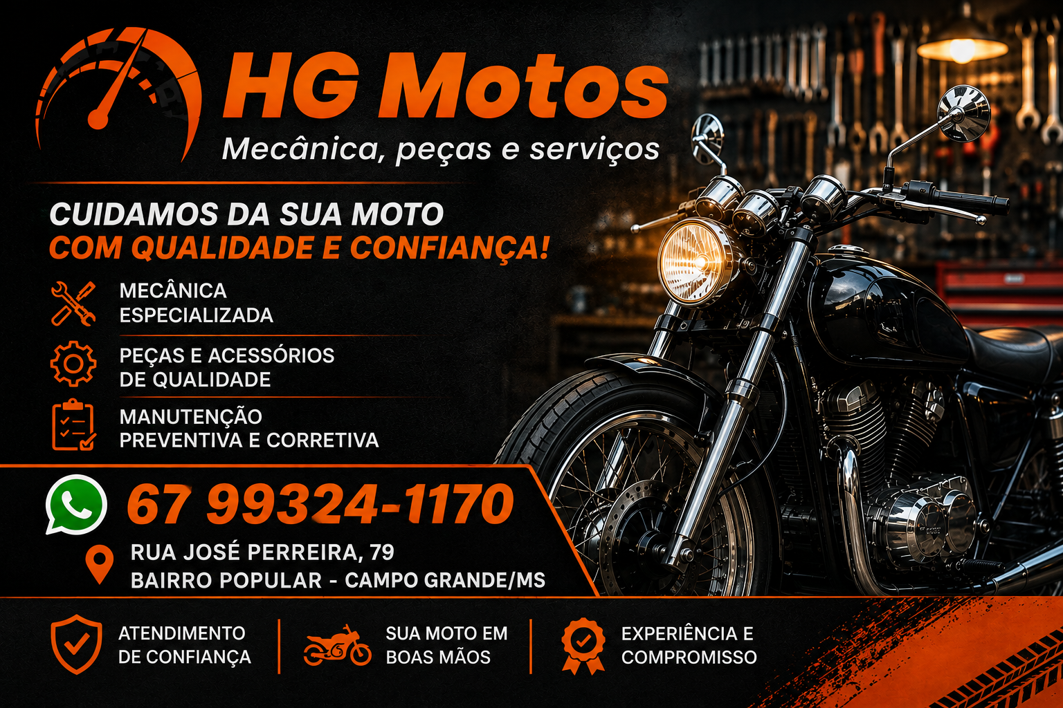Sua Moto em Boas Mãos: Conheça a HG Motos